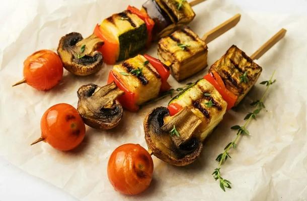 Мини шашлычок из овощей