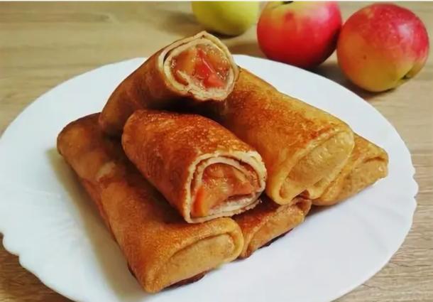 Блинчик с яблоком Блинчик с яблоком