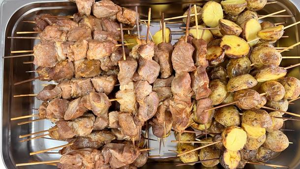 Грудинка с картофелем Грудинка с картофелем