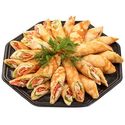 Блинчики с красной рыбкой Блинчики с красной рыбкой