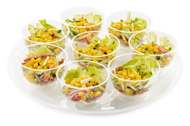 Салат с ветчиной индейки