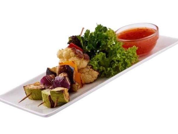 Овощной шашлык на бамбуковой шпажке Овощной шашлык на бамбуковой шпажке